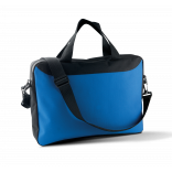 Porte-document KI0413 - Black / Royal Blue personnalisable - Vue de face