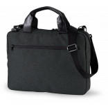 Sac porte-document / Ordinateur KI0426 - Dark Grey personnalisable - Vue de face