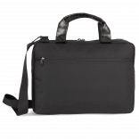 Sac porte-document / Ordinateur KI0426 - Black personnalisable - Vue de face