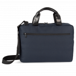 Sac porte-document / Ordinateur KI0426 - Navy personnalisable - Vue de face
