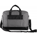 Sac porte-ordinateur businessman KI0429 - Graphite Grey Heather personnalisable - Vue de face
