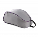 Sac range-chaussures KI0501 - Light Grey / Purple personnalisable - Vue de face