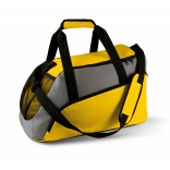 Sac de sport KI0607 - Yellow / Slate Grey personnalisable - Vue de face