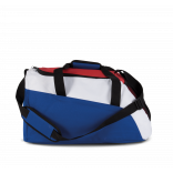 Sac de sport KI0607 - Reflex blue/White/French red personnalisable - Vue de face