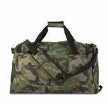 Sac de sport KI0617 - Olive Camouflage personnalisable - Vue de face