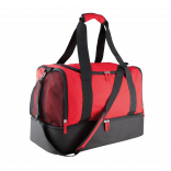 Sac sport collectif KI0618 - Black / Red personnalisable - Vue de face
