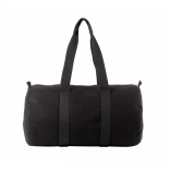 Sac fourre-tout en toile de coton KI0632 - Black personnalisable - Vue de face
