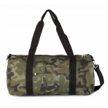 Sac fourre-tout forme tube KI0633 - Olive Camouflage personnalisable - Vue de face