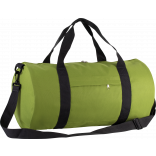 Sac fourre-tout forme tube KI0633 - Burnt Lime / Dark Grey personnalisable - Vue de face