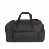 Grand sac de sport avec compartiment latéral KI0649 - Black personnalisable - Vue de face