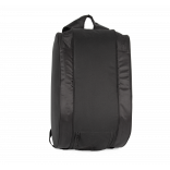 Sac à dos de padel avec double compartiment porte-raquette KI0652 - Black personnalisable - Vue de face