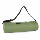 Sac porte-tapis recyclé pour Yoga KI0654 - Matcha Green personnalisable - Vue de face