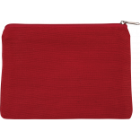 Pochette en juco KI0723 - Crimson Red personnalisable - Vue de face
