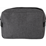Trousse de toilette KI0725 - Graphite Grey Heather personnalisable - Vue de face
