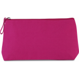Trousse de toilette en coton KI0728 - Fuchsia personnalisable - Vue de face