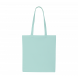 Sac de shopping en polycoton KI0741 - Ice Mint personnalisable - Vue de face