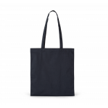 Sac de shopping en polycoton KI0741 - Navy personnalisable - Vue de face
