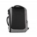 Sac à dos antivol pour tablette 13" KI0890 - Graphite Grey Heather / Black personnalisable - Vue de face