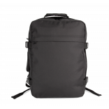 Sac à dos de voyage multi-usages KI0943 - Black personnalisable - Vue de face