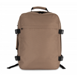 Sac à dos de voyage multi-usages KI0943 - Cashew Brown personnalisable - Vue de face