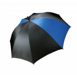 Parapluie tempête KI2004 - Black / Royal Blue personnalisable - Vue de face