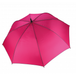 Parapluie de golf ouverture automatique KI2006 - Fuchsia / Slate Grey personnalisable - Vue de face