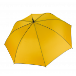 Parapluie de golf ouverture automatique KI2006 - Yellow / Dark Grey personnalisable - Vue de face