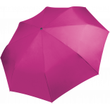 Mini parapluie pliable KI2010 - Fuchsia personnalisable - Vue de face