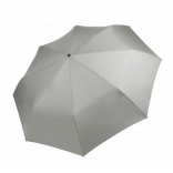 Mini parapluie pliable KI2010 - Light Grey personnalisable - Vue de face
