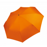 Mini parapluie pliable KI2010 - Orange personnalisable - Vue de face