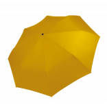 Mini parapluie pliable KI2010 - True Yellow personnalisable - Vue de face
