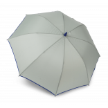 Parapluie automatique KI2018 - Storm Grey / Royal Blue personnalisable - Vue de face