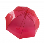 Parapluie transparent KI2024 - Red personnalisable - Vue de face