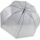 Parapluie transparent KI2024 - White personnalisable - Vue de face