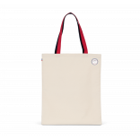 Sac de shopping tricolore Origine France Garantie KI3205 - Natural personnalisable - Vue de face