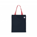 Sac de shopping tricolore Origine France Garantie KI3205 - Navy personnalisable - Vue de face