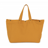 Sac de shopping en coton délavé KI3208 - Washed Sunflower personnalisable - Vue de face