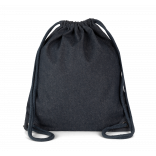 Sac à dos denim KI5109 - Recycled Denim personnalisable - Vue de face