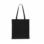 Sac shopping recyclé KI5209 - Black Night personnalisable - Vue de face