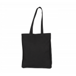 Sac shopping rectangulaire K-loop KI5223 - Black Jhoot personnalisable - Vue de face