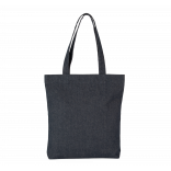 Sac shopping denim KI5228 - Recycled Denim personnalisable - Vue de face