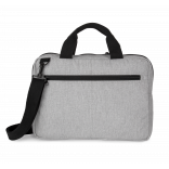 Sac porte-ordinateur K-loop KI5402 - Oxford Grey Jhoot personnalisable - Vue de face