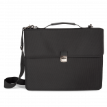 Sac porte-documents Kialma par K-loop KI5405 - Black personnalisable - Vue de face