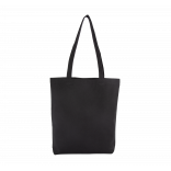 Sac cabas en coton recyclé KI5802 - Black Night personnalisable - Vue de face