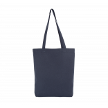 Sac cabas en coton recyclé KI5802 - Moonlight Navy personnalisable - Vue de face