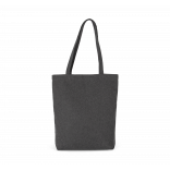 Sac cabas en coton "K-loop project" recyclé KI5808 - Melange Jhoot personnalisable - Vue de face