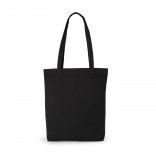 Sac cabas en coton "K-loop project" recyclé KI5808 - Black Jhoot personnalisable - Vue de face