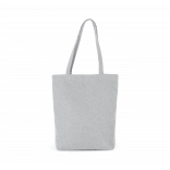 Sac cabas en coton "K-loop project" recyclé KI5808 - Oxford Grey Jhoot personnalisable - Vue de face