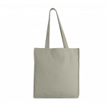 Tote bag avec fond et soufflet KI6203 - Washed Green Clay personnalisable - Vue de face