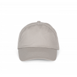 Bahia - Casquette 7 panneaux KP013 - Light Grey personnalisable - Vue de face